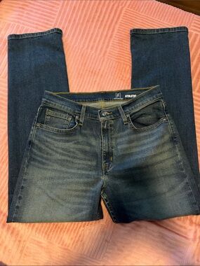 George Men's Straight Blue Denim Jeans